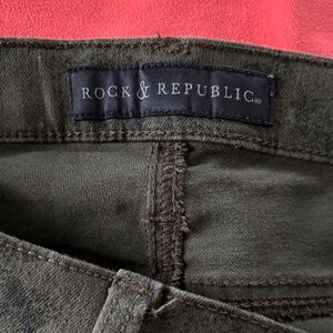 Rock & Republic Olive Jeans